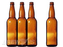 Amber Beer Bottles (22oz)