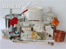 Premium Homebrew Starter Kit with Beer Recipe Kit