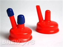 Carboy Cap - 6 1/2 Gal - Blue Tips