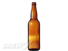 Single - Amber Beer Bottle (22oz)