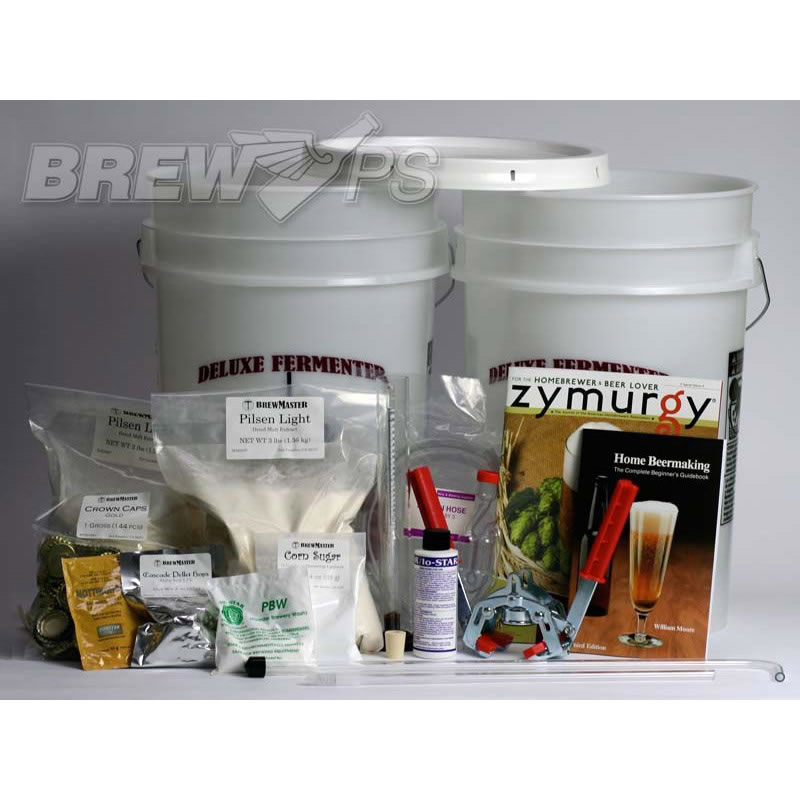 Basic Homebrew Starter Kit with Beer Recipe Kit
