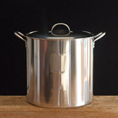 30 Qt. Heavy Stock Pot - 18 Guage - W/ Lid