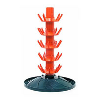 Bottle Drainer - 45 Station - Non-Rotating / 