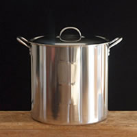 30 Qt. Heavy Stock Pot - 18 Guage - W/ Lid / 