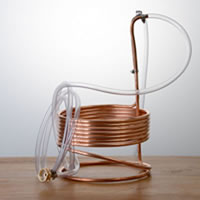 Copper Immersion Wort Chiller - 25 Feet / 